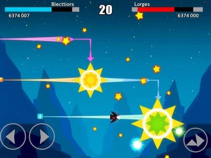Dynamic Dash Star Gameplay Screenshot